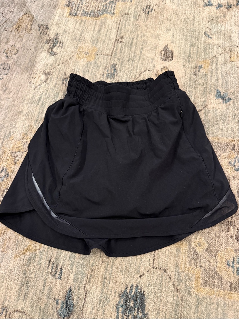 lululemon athletica Black Women's Athletic Skort with Reflective Accent